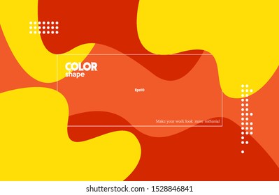 Modern vector background. Dynamic shape composiiton eps10 -Vector