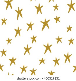 Modern vector background with golden stars