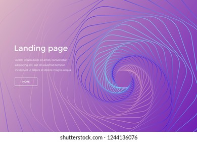 Modern vector background for landing page. EPS 10