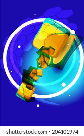 Modern vector background with space for your text