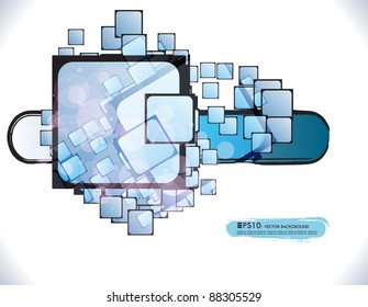 Modern vector background with space for your text
