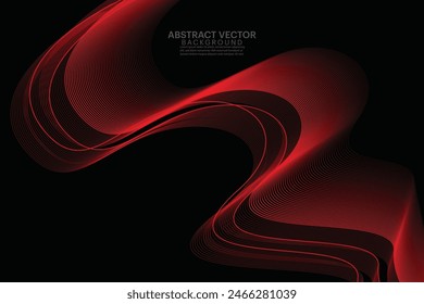 Modern vector Background template. abstract colored line art background 