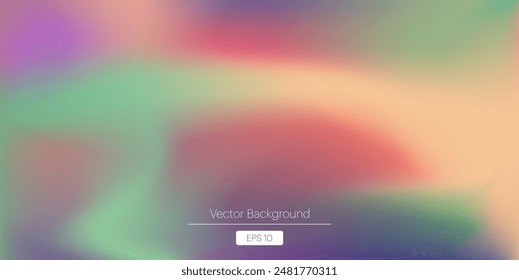 Modern Vector Background Template, Abstract Liquid Colors Background, Colored Fluid Graphic Composition Illustration