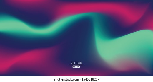 Modern vector Background template. Colored fluid illustration.