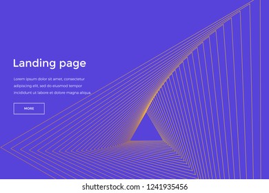 Modern vector background for web with triangles. EPS 10