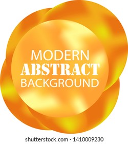 Modern vector banner. Circles abstract background. Vector illustration EPS10