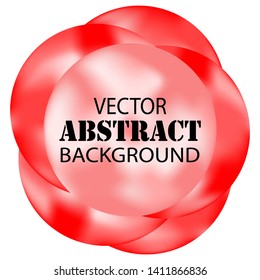 Modern vector banner. Circles abstract background. Vector illustration EPS10