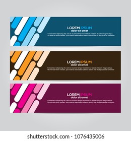 Modern vector banner design.template