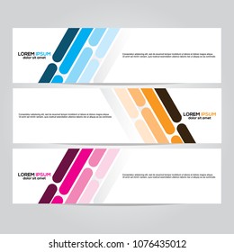 Modern vector banner design.template