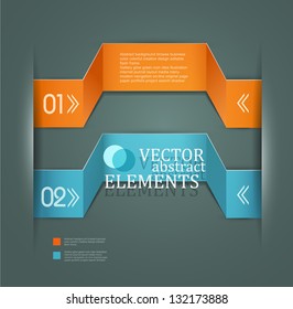 Modern vector banner (Items for Web / Business Design)