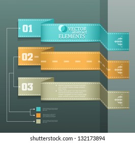 Modern vector banner (Items for Web / Business Design)