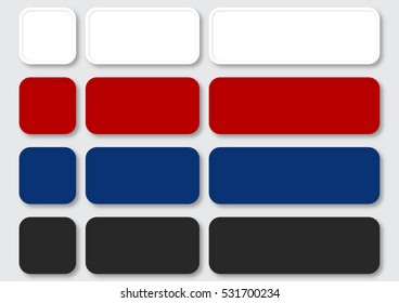 Modern vector banner set