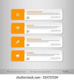 Modern vector banners. Design elements.