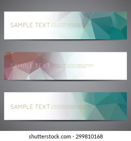 Web Banner Header Layout Template Vector Stock Vector (Royalty Free ...