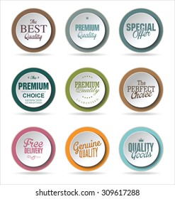 Modern vector banners set