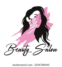 Modern Vector Beauty Salon Logo Template