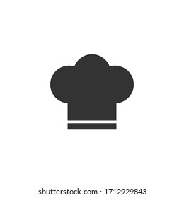 Modern Vector Black Chef Hat Icon