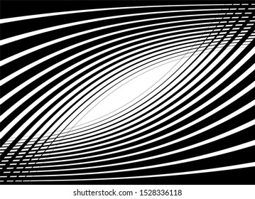 Modern vector black and white abstract pattern. For covers, business cards, banners, prints on clothes, wall decor, posters, canvases, sites, posts on social networks, videos. Vector background