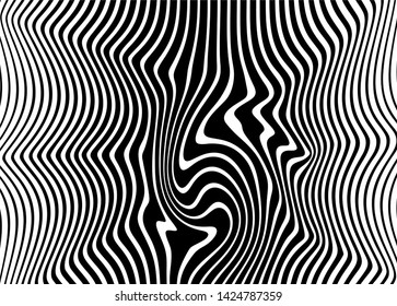 Modern vector black and white texture for banners, websites, posters, business cards, stickers, covers, prints on clothes. Vector illustration