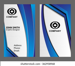 Modern vector business card
