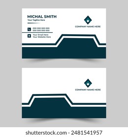 Modern vector business card design