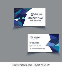 Modern vector business card template