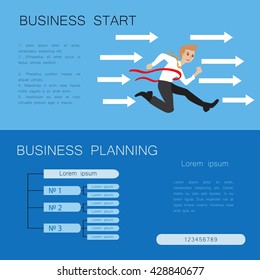 Modern vector business concept, analysis and finance. Flat design vector illustration. Data analysis, financial research, strategy, accounting, marketing, success, achievement, business start.       