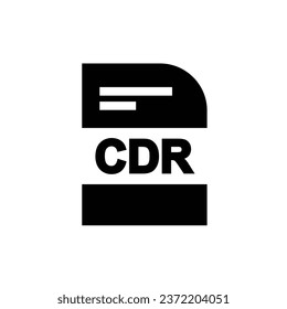 modern vector CDR file icon design template