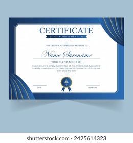 Modern Vector Certificate Design Template