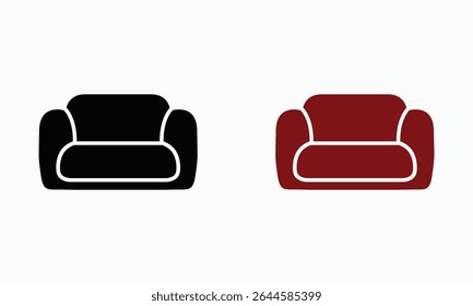  Design de cadeira de vetor moderno - Perfeito para conceitos de interiores e ilustrações de móveis