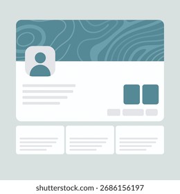 Modern vector contour line illustration, smooth organic shapes, minimalist design in neutral tones, topographic abstract pattern for professional backgrounds
