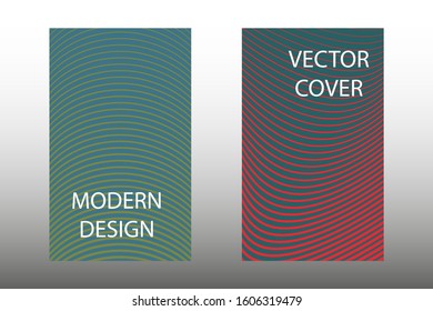 Modern vector cover band clipart. Colorful strip on black background layout for business purpose. Contrast cover for front page of  ad.