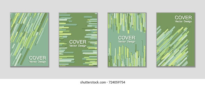 Modern vector cover magazine design layout. Creative trendy colors cover backgrounds. Vector minimal magazine brochure geometric templates, dynamic rounded shapes tech pattern background composition.