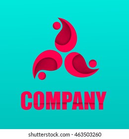 Modern vector creative abstract design symbol, sign