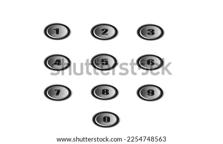 Modern vector dail pad Illustration keypad icon