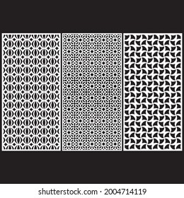 moderno vector decorativo de pared cnc y corte láser