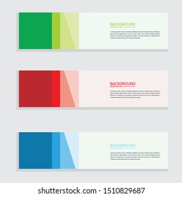 Modern vector design . Vector abstract banner design web template