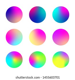 Modern   vector design for app  Soft color abstract freeform gradients 