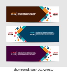 Modern vector design Banner background. 
