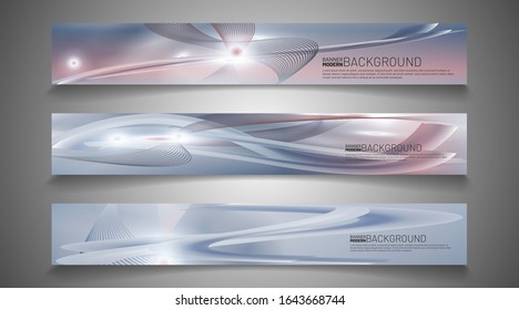Modern vector design banner background. Abstract creative concept light graphic layout template.