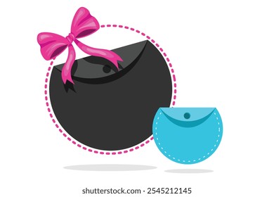 Design Vetorial Moderno de Black Friday Super Sale Labels. Black Friday Super Venda preto, azul e rosa modelos de banner de publicidade Elementos isolados de design de vetor novembro Ano Novo Desconto de Marketing.