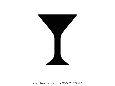 Modern Vector Design of Glassware Including Water Glasses and Cocktail Glasses for Food and Drink Projects