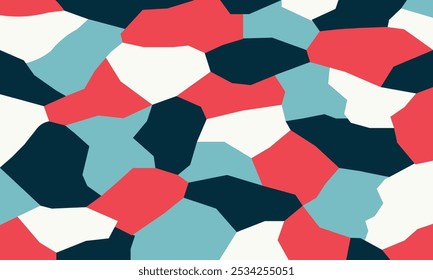 A modern vector design with irregular shapes forming a dynamic composition. Minimal geometric elements offer a contemporary style, ideal for various graphic applications and décor