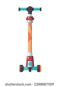 Diseño vectorial moderno de icono de juguete de palo de pogo aislado