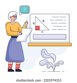 Modern vector design of presentation, flat illustration 