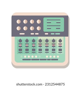 Modern vector design sound mixer icon isolated