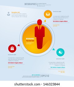 Modern vector design template