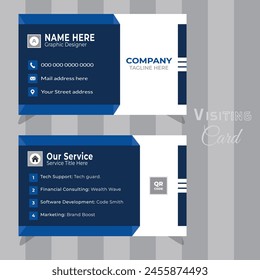 Modern Vector design, Visiting Card Template.