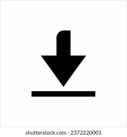 modern vector download icon design template