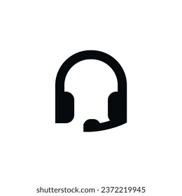 modern vector earphone icon design template
